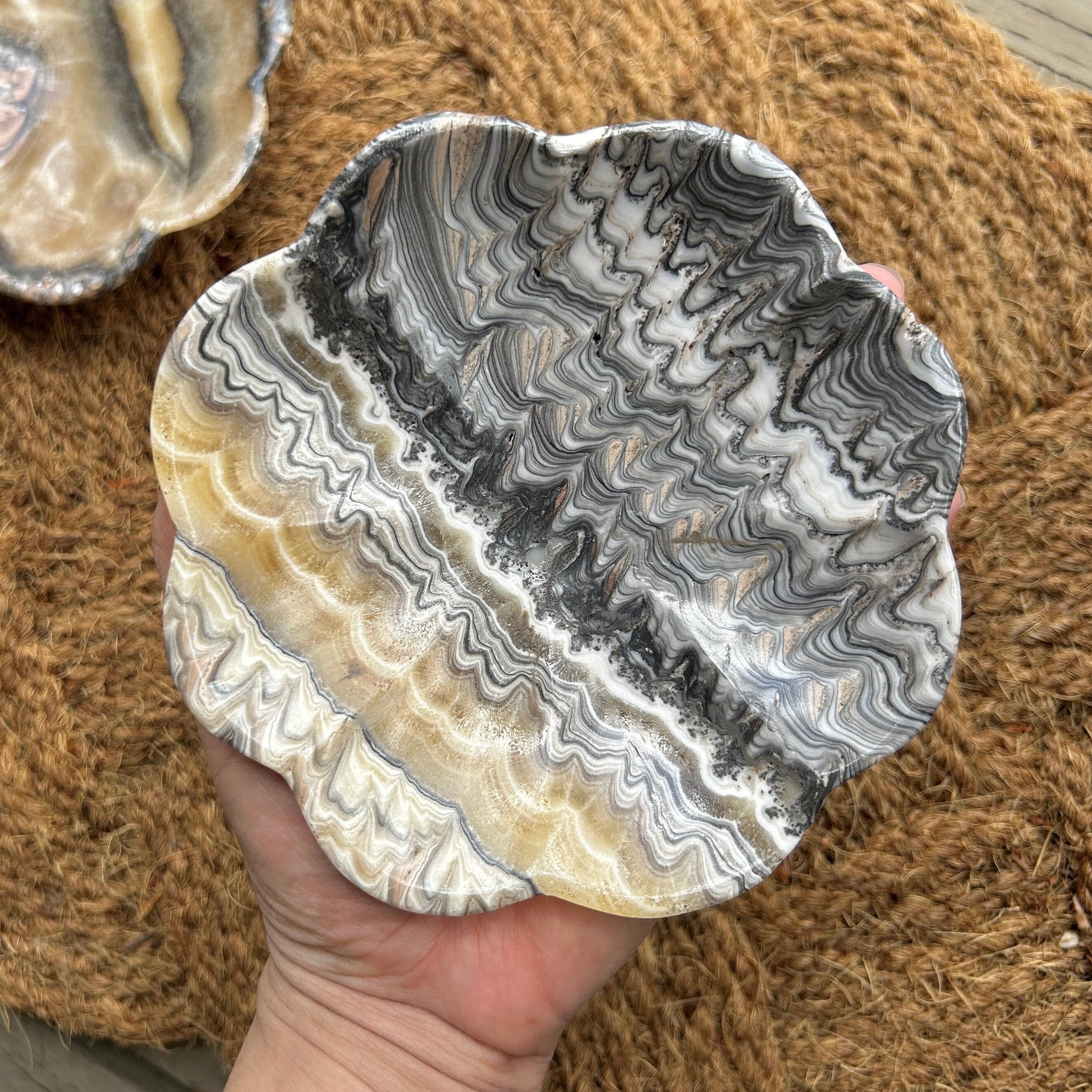 Gorgeous Onyx 'Margarita' Polished Plate from Mexico