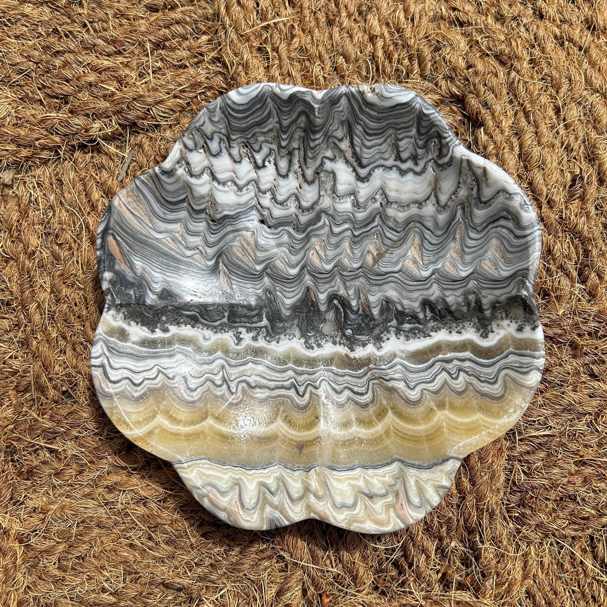 Gorgeous Onyx 'Margarita' Polished Plate from Mexico