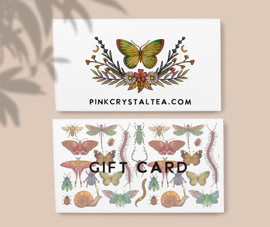 Pink Crystal Tea Gift Card